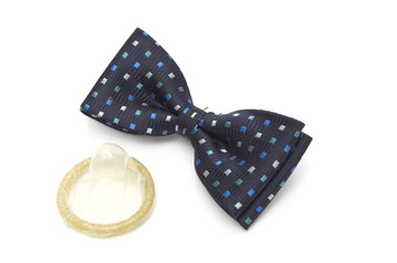 bow tie and condom