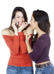 jeune femme rendez-vous au téléphone