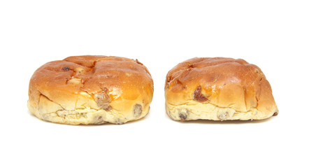 raisin bread, also known as dutch krentenbollen