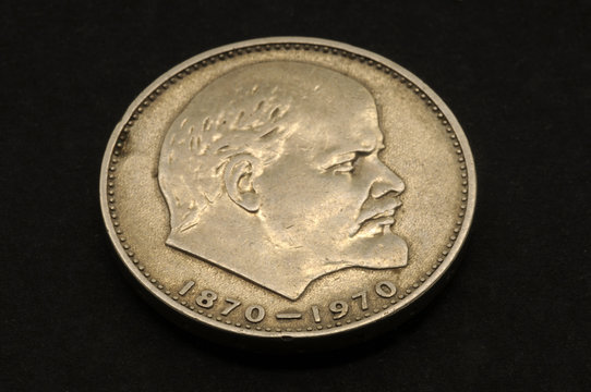 RUSSIA - URSS MONETA DA 1 RUBLO DEL1970 100&deg; ANNI LENIN