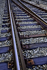 Vias de tren