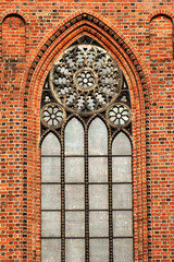gotyckie okno - obrazy, fototapety, plakaty