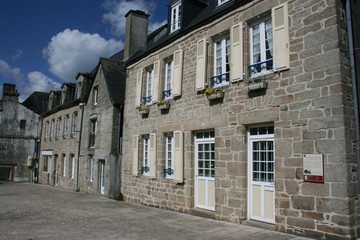 Fototapeta na wymiar Historyczne centrum miasta Pontivy (Morbihan, Bretania)