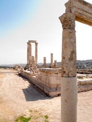 Temple of Hercules in Amman Citadel