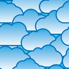 Fototapeta premium Abstract day clouds background