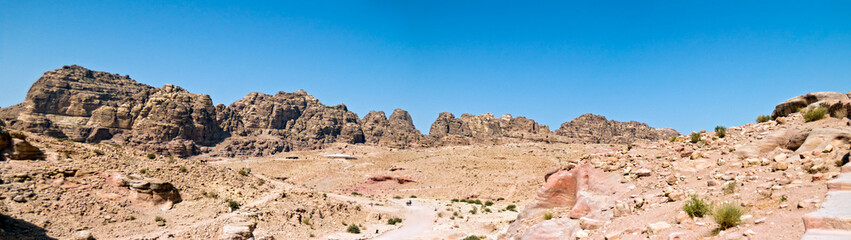 Fototapeta premium Tombs in Petra, Jordan