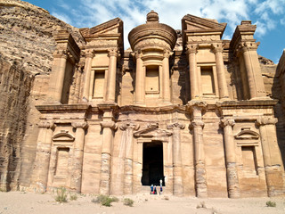 Fototapeta premium Monastery tomb - Petra,Jordan