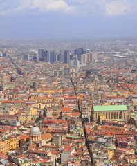 Obraz premium Naples vu des toits