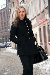 Fototapeta premium Young attractive woman