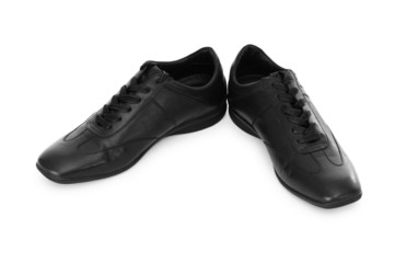 Male shoes isolated on the white background