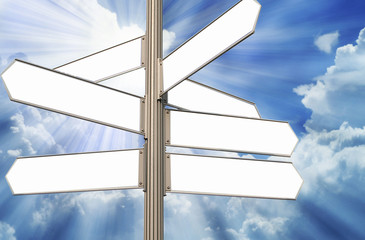 Blank street direction