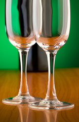 Wine concept with gradient background