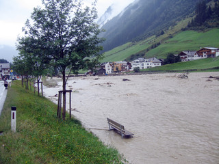 Hochwasser in Ischgl 2005