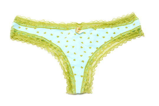 Feminine underclothes, green heart