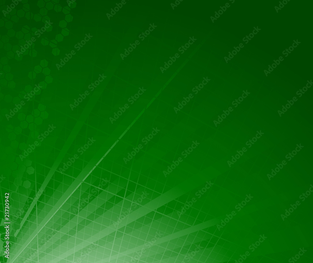 Canvas Prints green abstract ray background