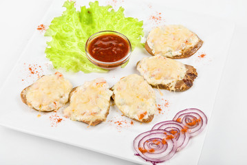 Baked beef tongue