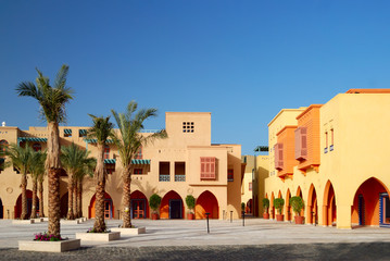 Stadtplatz in El-Gouna, Ägypten