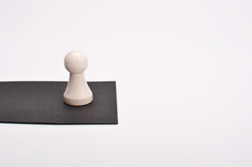 Person in der Sackgasse