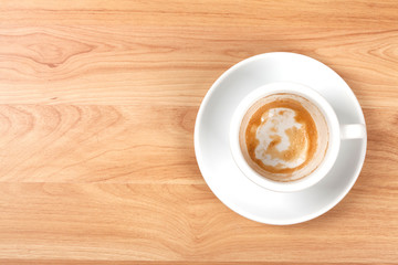Empty coffee cup