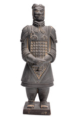 Chinesischer Soldat aus Terrakotta stehend