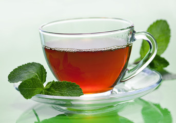 Tea with mint
