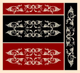 Fototapeta premium vintage borders