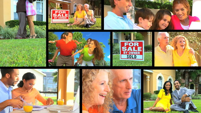 People & Real Estate Montage