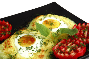mash and eye eggs
