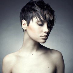 Portrait of beautiful sensual woman