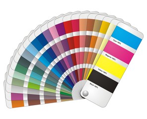 Color fantail vector