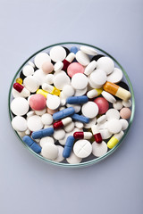 Drugs, medicines, tablets, pills - collection