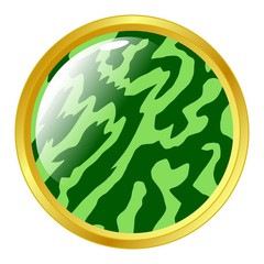 watermelon textured button