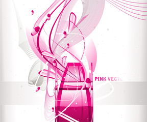 Pink vector backgorund