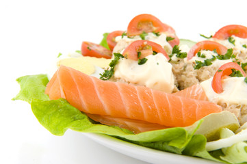 Salmon salad