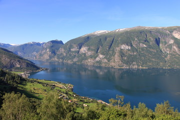 Fototapeta na wymiar Tranquil scene in Norwegian Fjord
