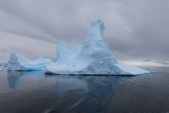 Luminescent Iceberg in Antarctica