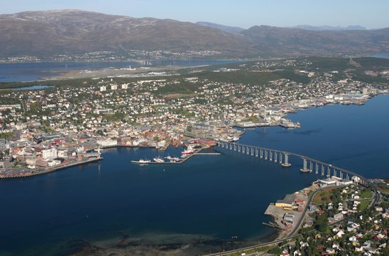 Tromsö panorama from high above