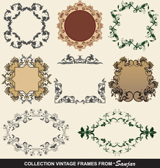 Collection Vintage frames