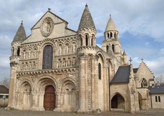 Fototapeta na wymiar Notre-Dame-la-Grande - Poitiers - Vienne