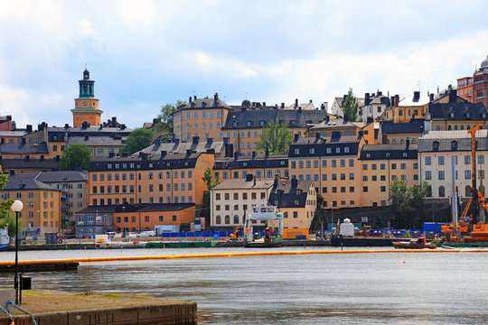 Cityscape view of Stockholm, Sweden.