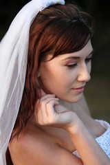 Fototapeta premium Pensive Bride