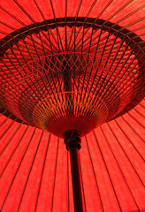 Red Japanese Umbrella