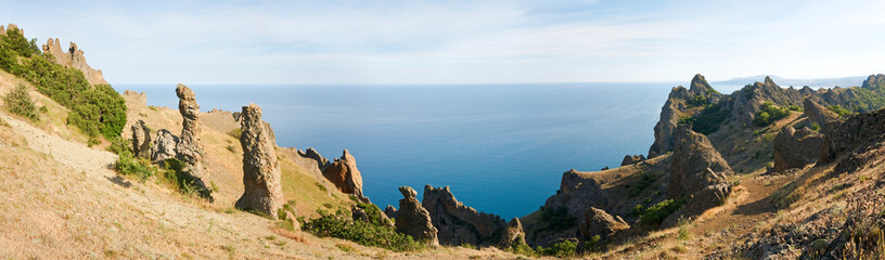 Fototapeta na wymiar Karadag reserve panorama
