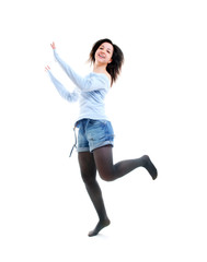 Obraz premium Woman jumping