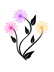 Floraler Hintergrund