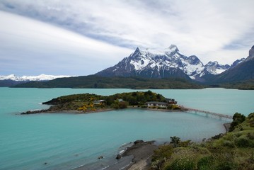 lago pehoe en torres del paine