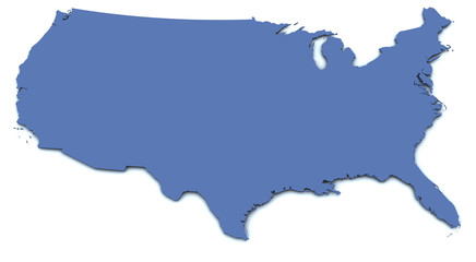 Karte der USA