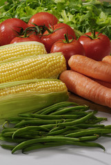 Verduras varias.