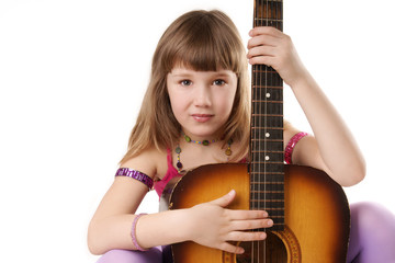 Girl with guitar