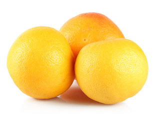 Three grapefruits